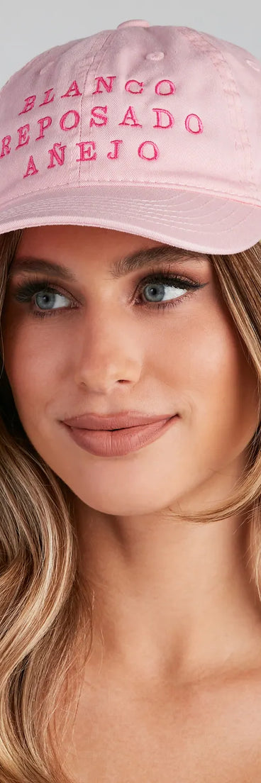Blanco Reposado Anejo Script Cap