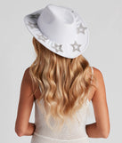 Yee-Haw Glam Rhine Star Cowboy Hat