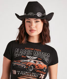 Western Threads Faux Suede Cowboy Hat