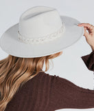 Chic Adventure Braided Faux Suede Panama Hat
