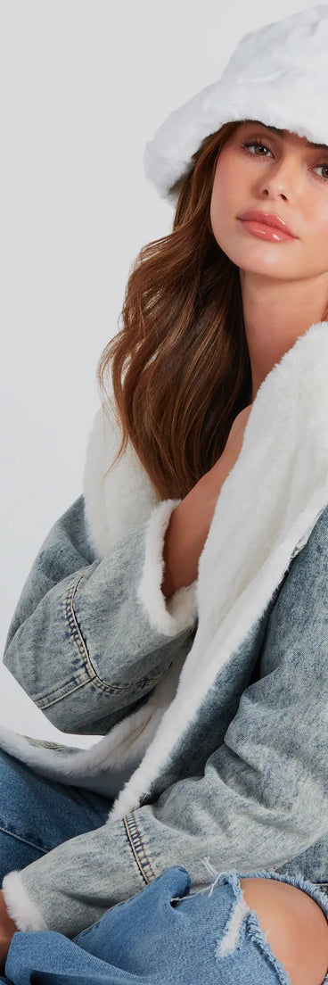 Cozy Weather Faux Fur Bucket Hat