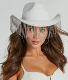 Dance The Night Rhinestone Fringe Cowboy Hat