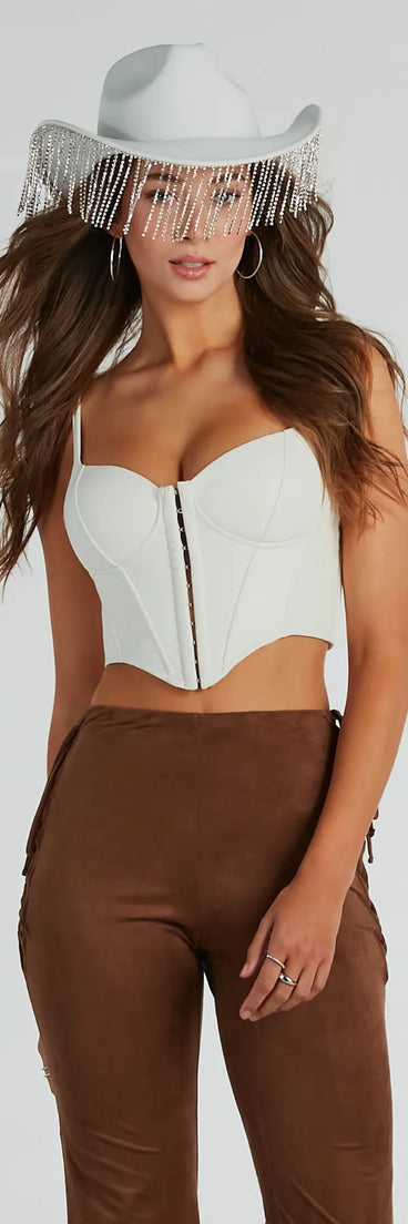 Dance The Night Rhinestone Fringe Cowboy Hat