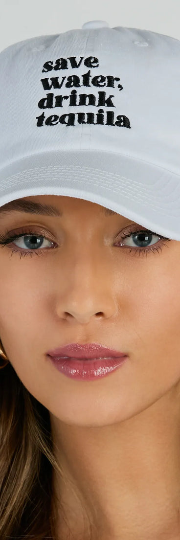 Save Water Drink Tequila Baseball Cap