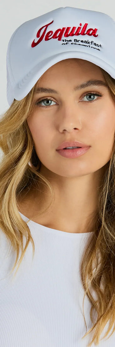 Tequila The Breakfast Of Champions Trucker Hat