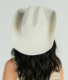 
Upgrade your style game for 2025 with the Cowgirl Cutie Faux Wool Hat in ivory, perfect for any fashion-forward wardrobe.