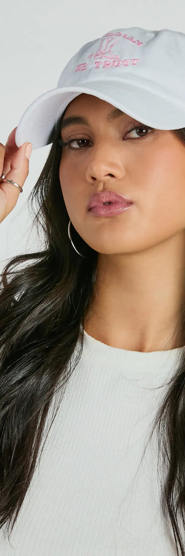 In Dolly We Trust Embroidered Baseball Cap