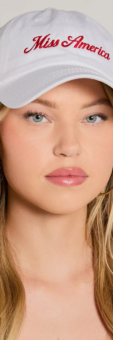 Miss America Baseball Cap