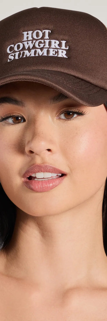 Hot Cowgirl Summer Trucker Hat