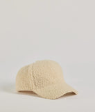 Add a touch of seasonal charm to your winter wardrobe with the Toasty Vibes Faux Sherpa Baseball Cap, a ivory cold-weather accessory that effortlessly completes your seasonal looks!