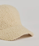 Add a touch of seasonal charm to your winter wardrobe with the Toasty Vibes Faux Sherpa Baseball Cap, a ivory cold-weather accessory that effortlessly completes your seasonal looks!
