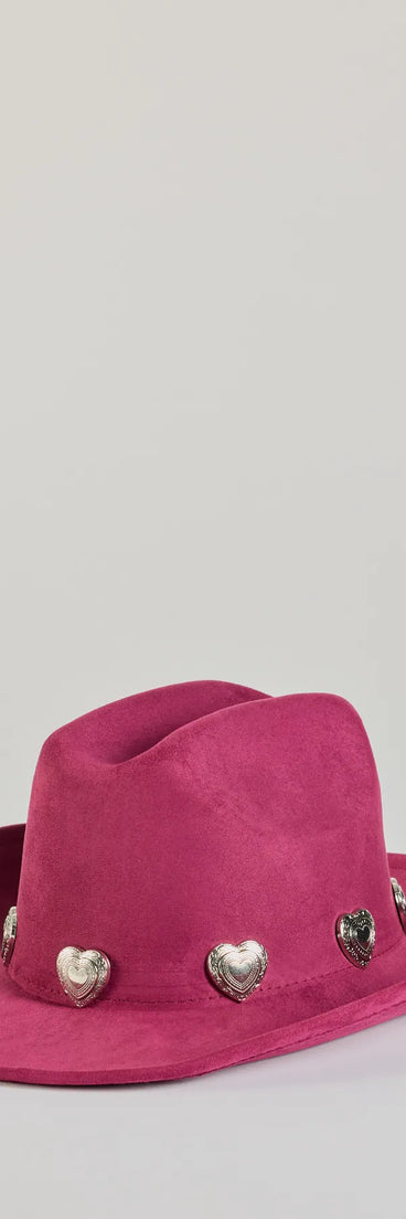 
Upgrade your style game for 2025 with the Western Heart Faux Suede Cowboy Hat in wine, perfect for any fashion-forward wardrobe.