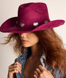 
Upgrade your style game for 2025 with the Western Heart Faux Suede Cowboy Hat, perfect for any fashion-forward wardrobe.