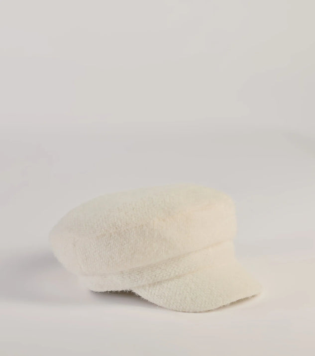 Add a touch of seasonal charm to your winter wardrobe with the Trendy Moment Tweed Cabby Hat, a ivory cold-weather accessory that effortlessly completes your seasonal looks!