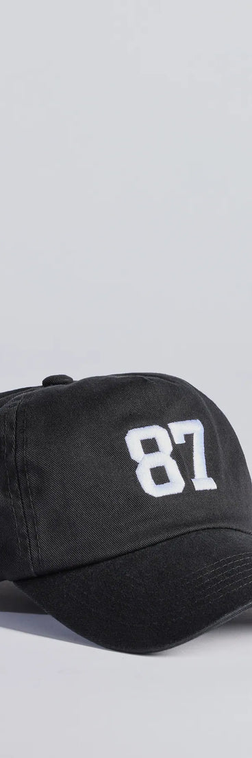 Sporty Chic 87 Script Baseball Cap