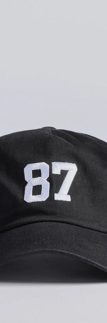 Sporty Chic 87 Script Baseball Cap