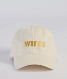 
Upgrade your style game for 2025 with the Wifey Baseball Cap in beige, perfect for any fashion-forward wardrobe.