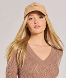
Upgrade your style game for 2025 with the Faux Suede Espresso Script Cap in beige, perfect for any fashion-forward wardrobe.