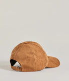 The Faux Suede Cowgirl Script Baseball Cap in cognac brings edge and energy to your vibe, ready to elevate any festival look or concert outfit.