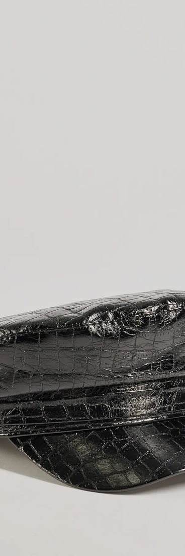 
Upgrade your style game for 2025 with the Edgy Sleek Croc-Embossed Cabbie Hat in black, perfect for any fashion-forward wardrobe.