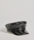 
Upgrade your style game for 2025 with the Edgy Sleek Croc-Embossed Cabbie Hat in black, perfect for any fashion-forward wardrobe.