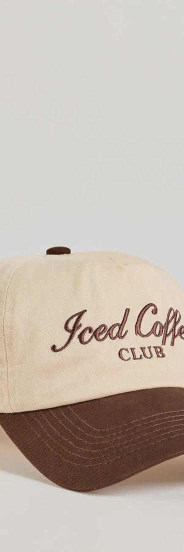Iced Coffee Club Baseball Cap