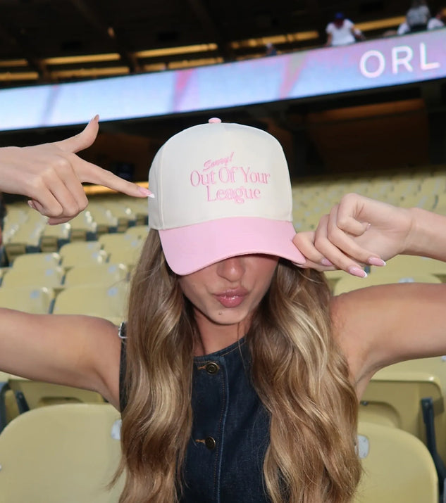 Sorry Out Of Your League Baseball Cap