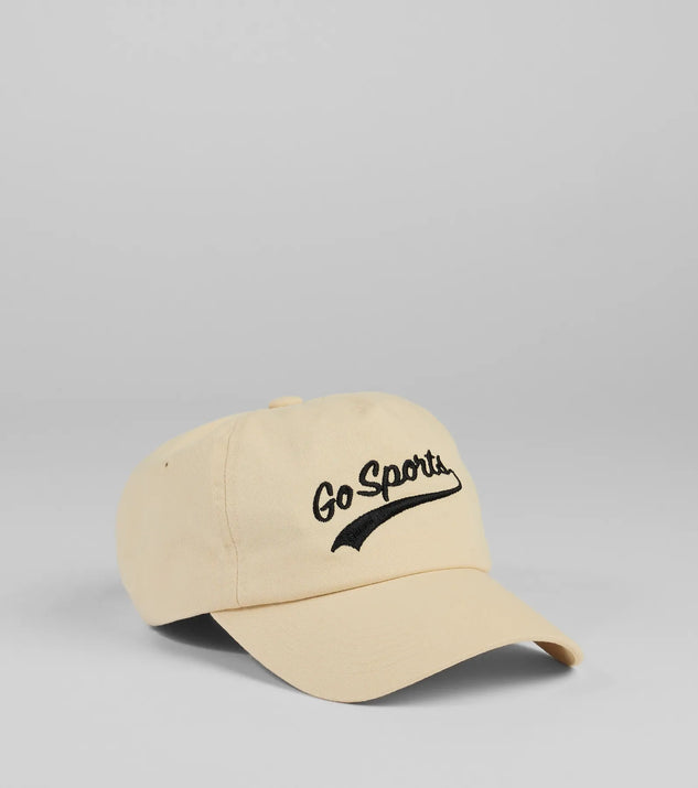 
Upgrade your style game for 2025 with the Go Sports Script Baseball Cap in beige, perfect for any fashion-forward wardrobe.