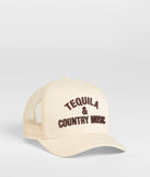 Tequila And Country Music Trucker Snap Back Hat