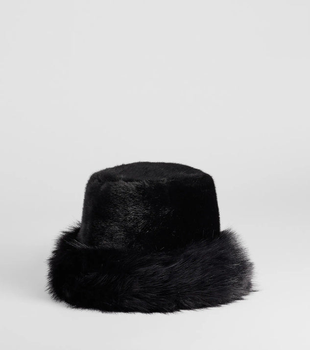 Luxe In The Chill Faux Fur Bucket Hat