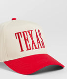 The Texas Two Tone Baseball Cap in multi-color brings edge and energy to your vibe, ready to elevate any festival look or concert outfit.