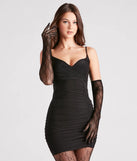 Chic Status O-Ring Sheer Gloves