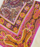 Statement Paisley Boho Satin Scarf