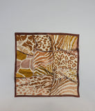 Vacay Bound Animal Print Satin Scarf