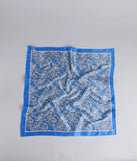 Cause A Stir Floral Satin Scarf