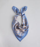 Summer Muse Paisley Satin Scarf
