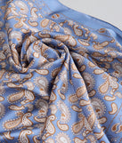 Summer Muse Paisley Satin Scarf