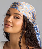 Summer Muse Paisley Satin Scarf