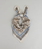 Soft Luxe Mosaic Satin Scarf