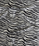 Call Me Extra Zebra Print Satin Scarf