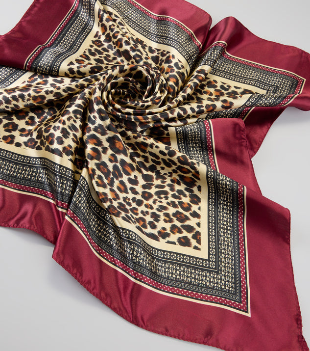 Wild Side Leopard Satin Scarf | Windsor