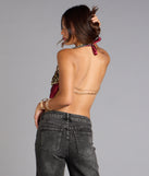 Wild Side Leopard Satin Scarf