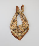 Soft Touch Satin Paisley Scarf