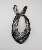 Dream On Paisley Satin Scarf