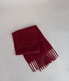 This burgundy piece brings trend-right energy to the Cozy Mood Fuzzy Scarf, perfect for fall outfits that stand out.