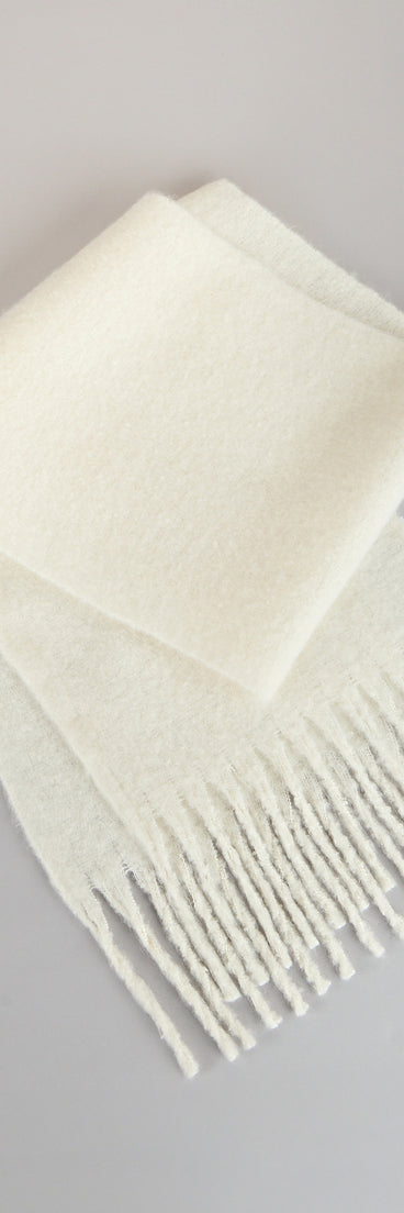 Layered In Luxe Oversized Fringe Scarf