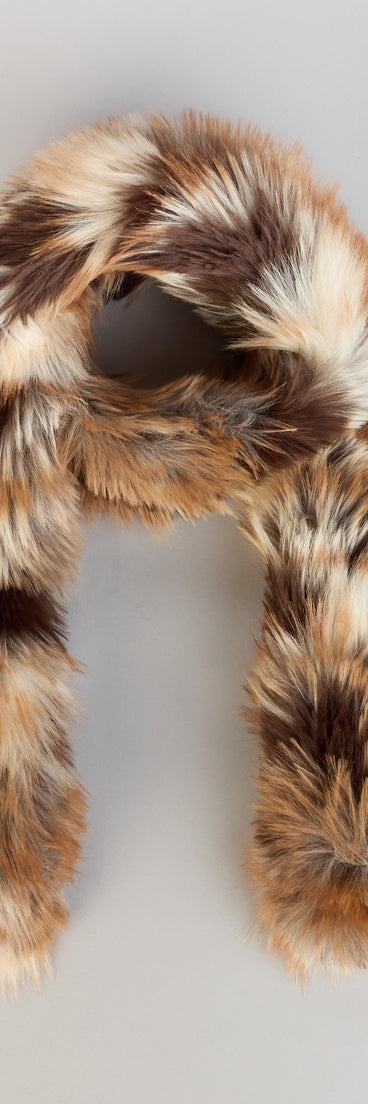 Touch of Luxe Faux Fur Scarf