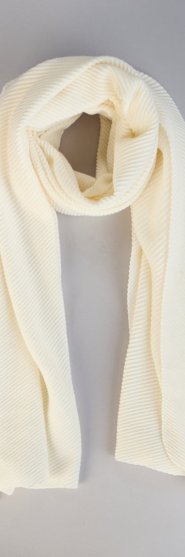 Go With the Flow Pleated Scarf