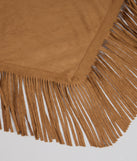 Fringe Factor Faux Suede Scarf