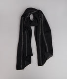 Starry Night Rhinestone Trim Scarf
